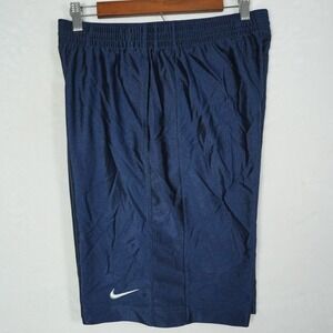 Vintage Nike Basketball‎ Shorts Mens Medium Blue Shiny Dazzle Silky Y2K